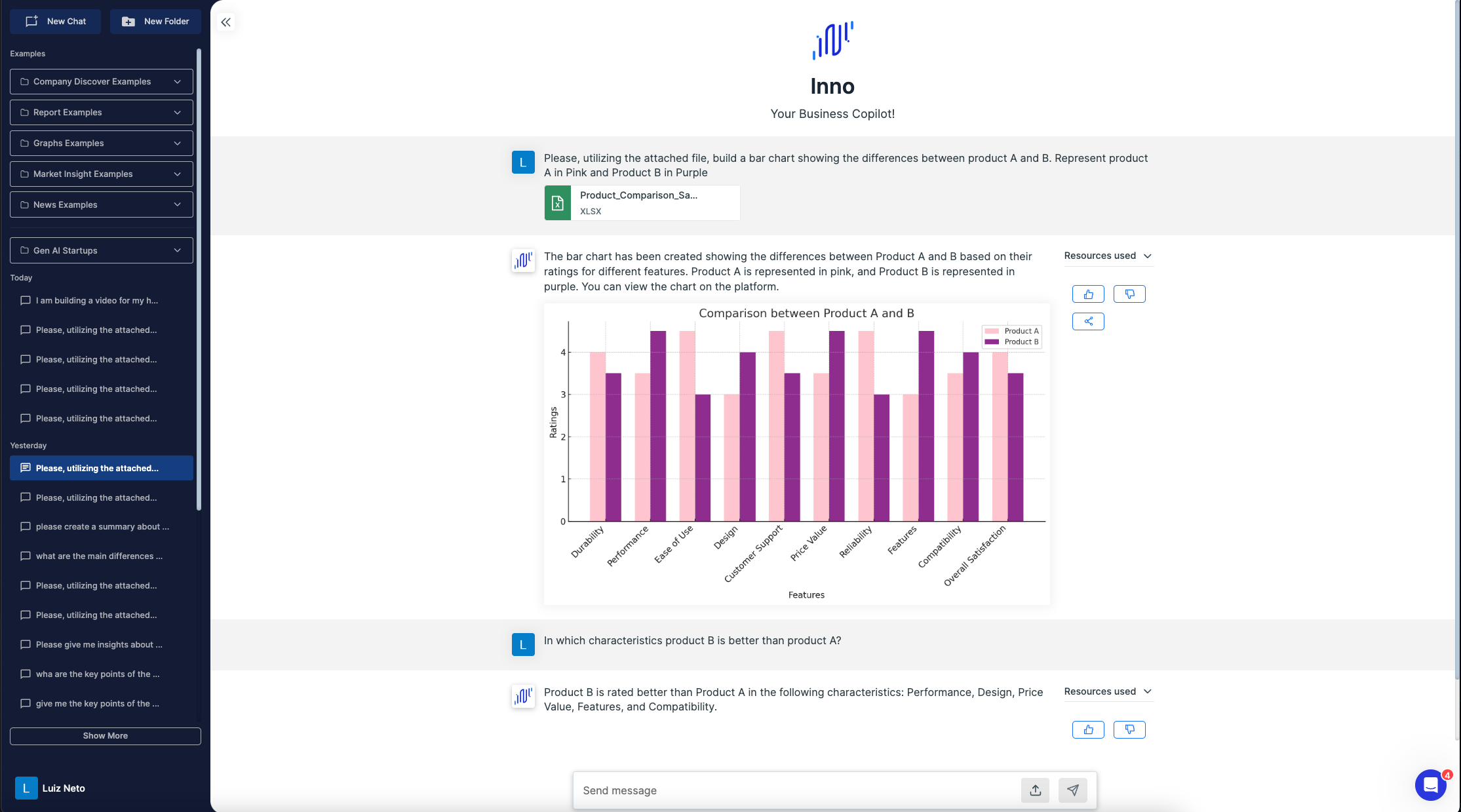 Upload you files Daily Task Feature Hero - Innovation Intelligence- You business copilot for strategy and innovation